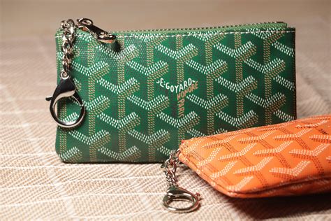 goyard inspired keychain|goyard keychain wallet.